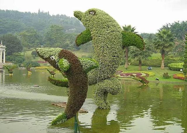 园艺景观绿雕作品赏析